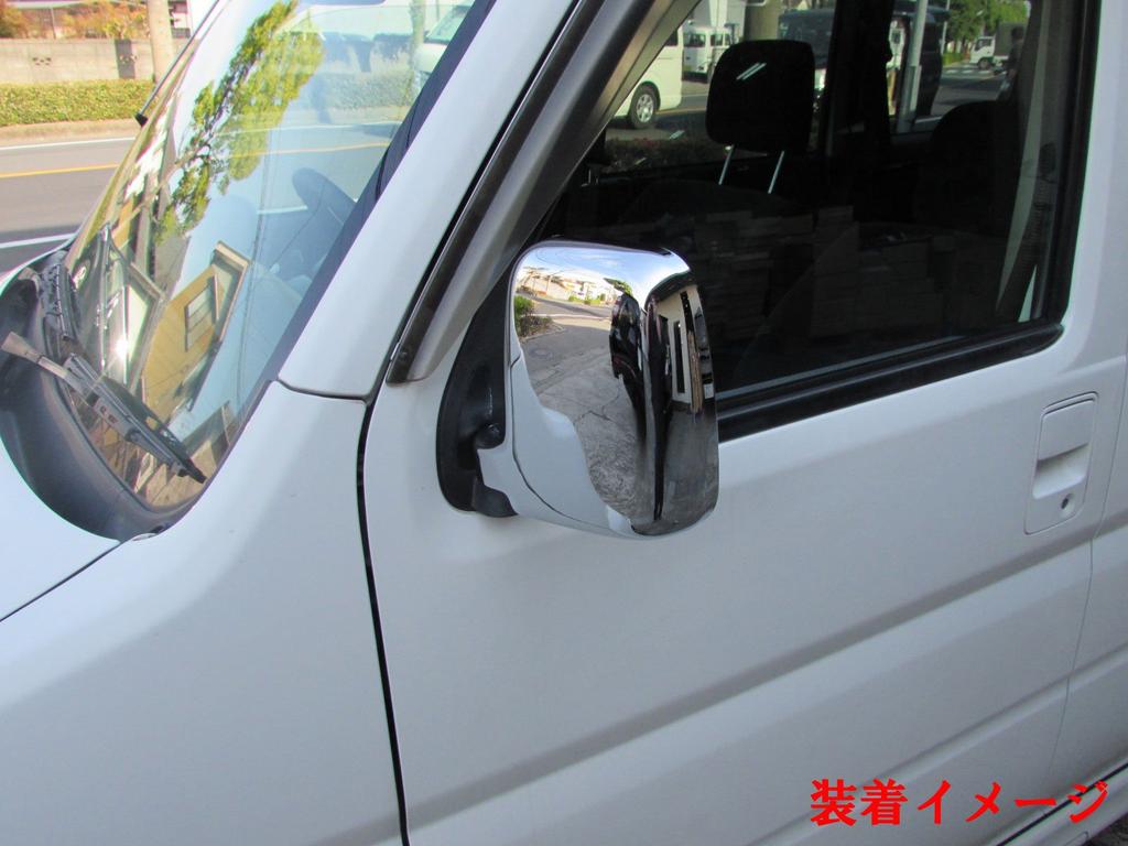 BRIGHTZ Chrome Door Mirror Covers for Acty Truck HA3 and HA4 Modified Compatible with Acty and Part Number 15579 HA3, HA4, Modified, [MIR-SID-118],