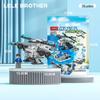Совместимые с Lego маленькие строительные блоки: Образовательный военный набор «Танк и замок» для мальчиков и девочек