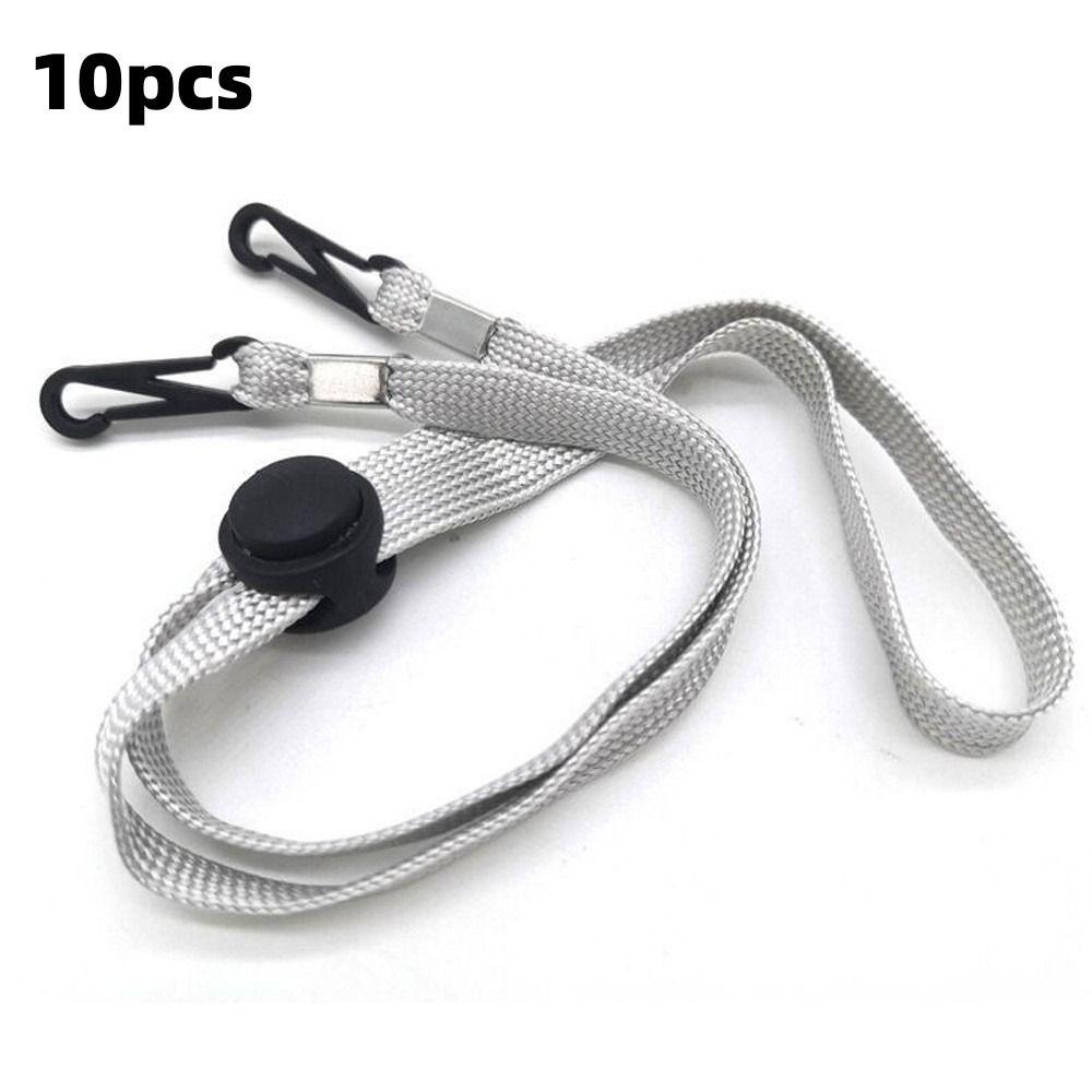 10pcs 70cm Hat Chin Cord Anti-lost Adjusting Rope New Windproof Hat Strap Sun Hat