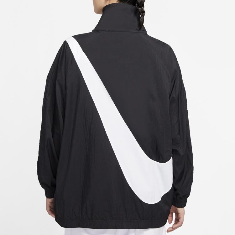 (WMNS) Nike Big Swoosh Jacket 'Black White' Women's DA0981-010