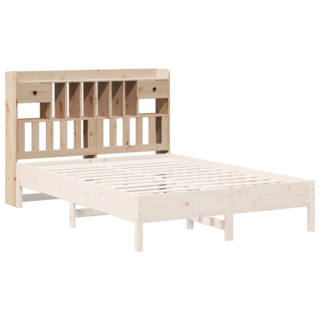 Headboard with Storage Space 180 cm Solid Pine Wood