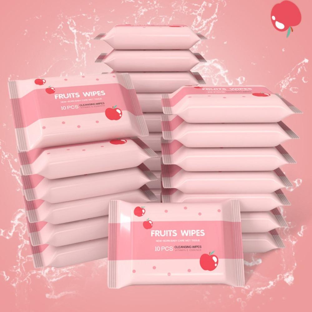 10 шт./упак. портативные средства по уходу за ребенком спанлейс нетканый материал влажные салфетки новые водные салфетки