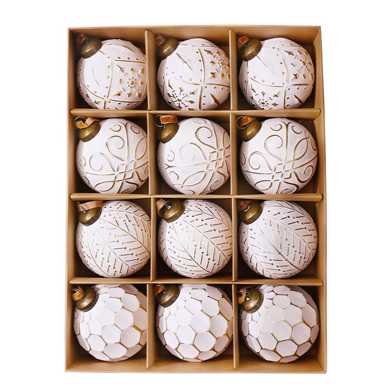Christmas Ball Ornaments Lightweight Christmas Tree Decoration Vintage Christmas Balls Plastic Holiday Ornament Set For Window