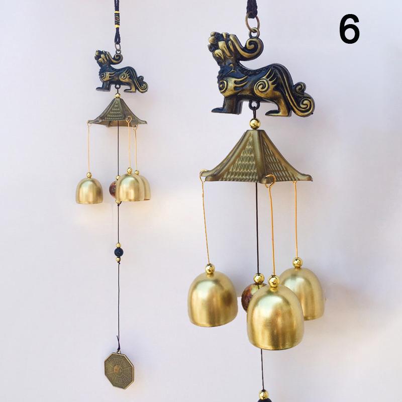 Antique Wind Chime Copper Yard Garden Outdoor Living Decoration Metal Wind Chime