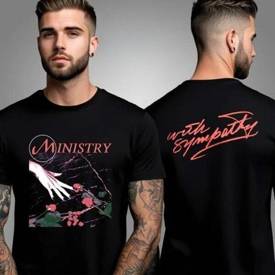 Ministry North America 2025 Tour with Sympathy Album Two Sided Unisex T-Shirt High-end Luxury Is for Both Men and Women Top Y2k