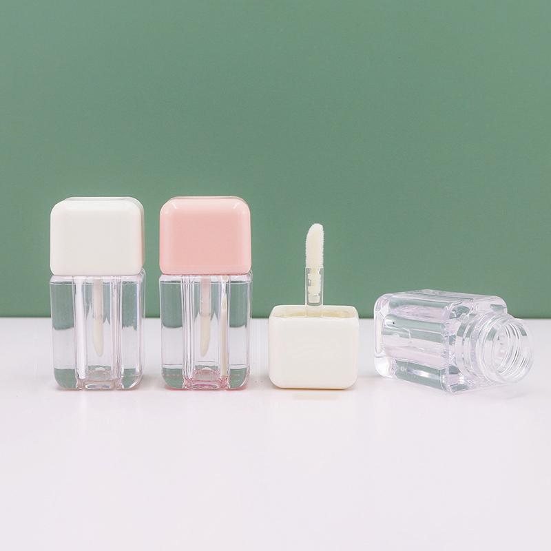 1 шт. 4 мл сделай сам пустой прозрачный пластиковый флакончик для блеска для губ дорожная портативная жидкая помада тени для век блеск для губ тюбики