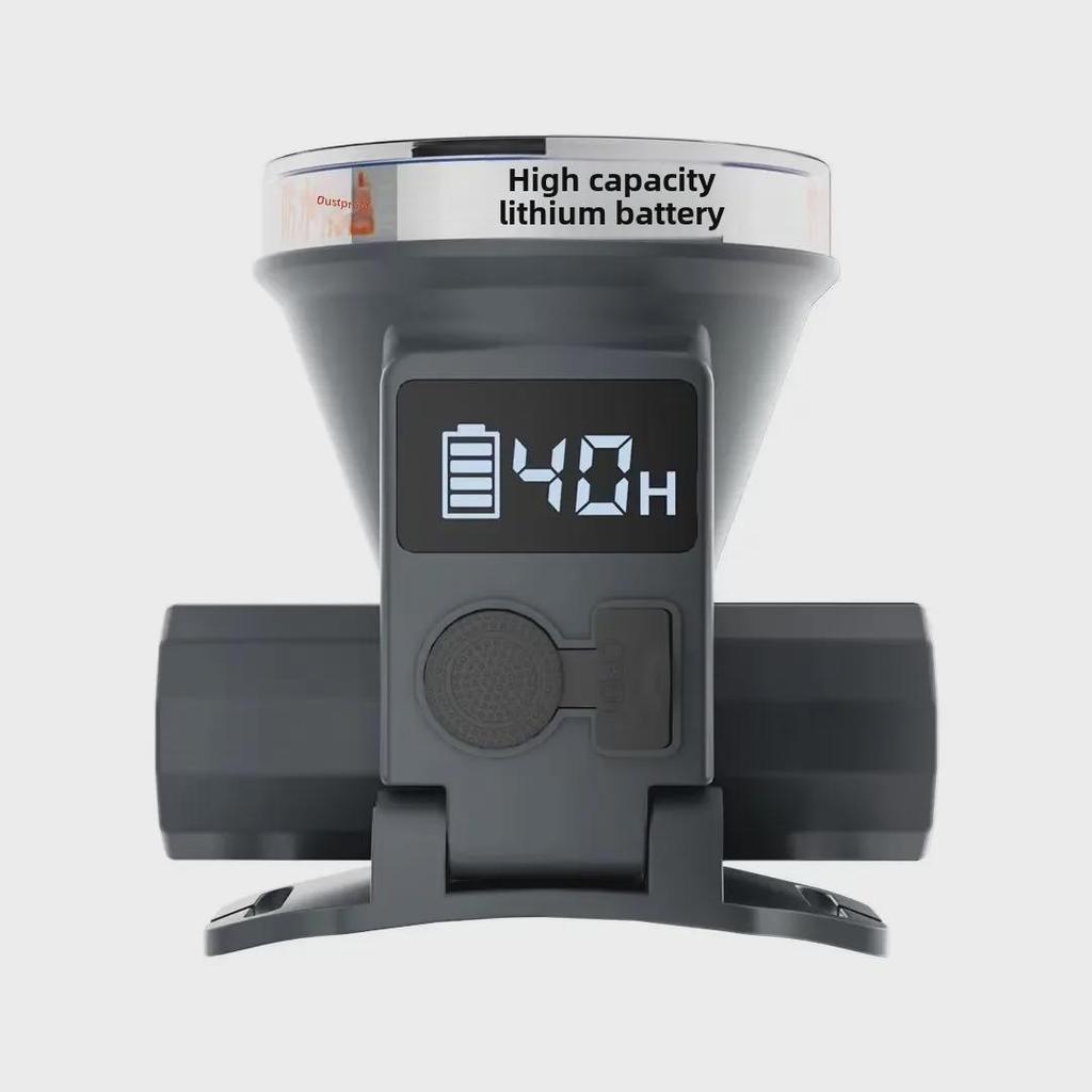 Перезаряжаемый водонепроницаемый светодиодный налобный фонарь для ночной рыбалки — супер яркий, долговечный и с большим радиусом действия