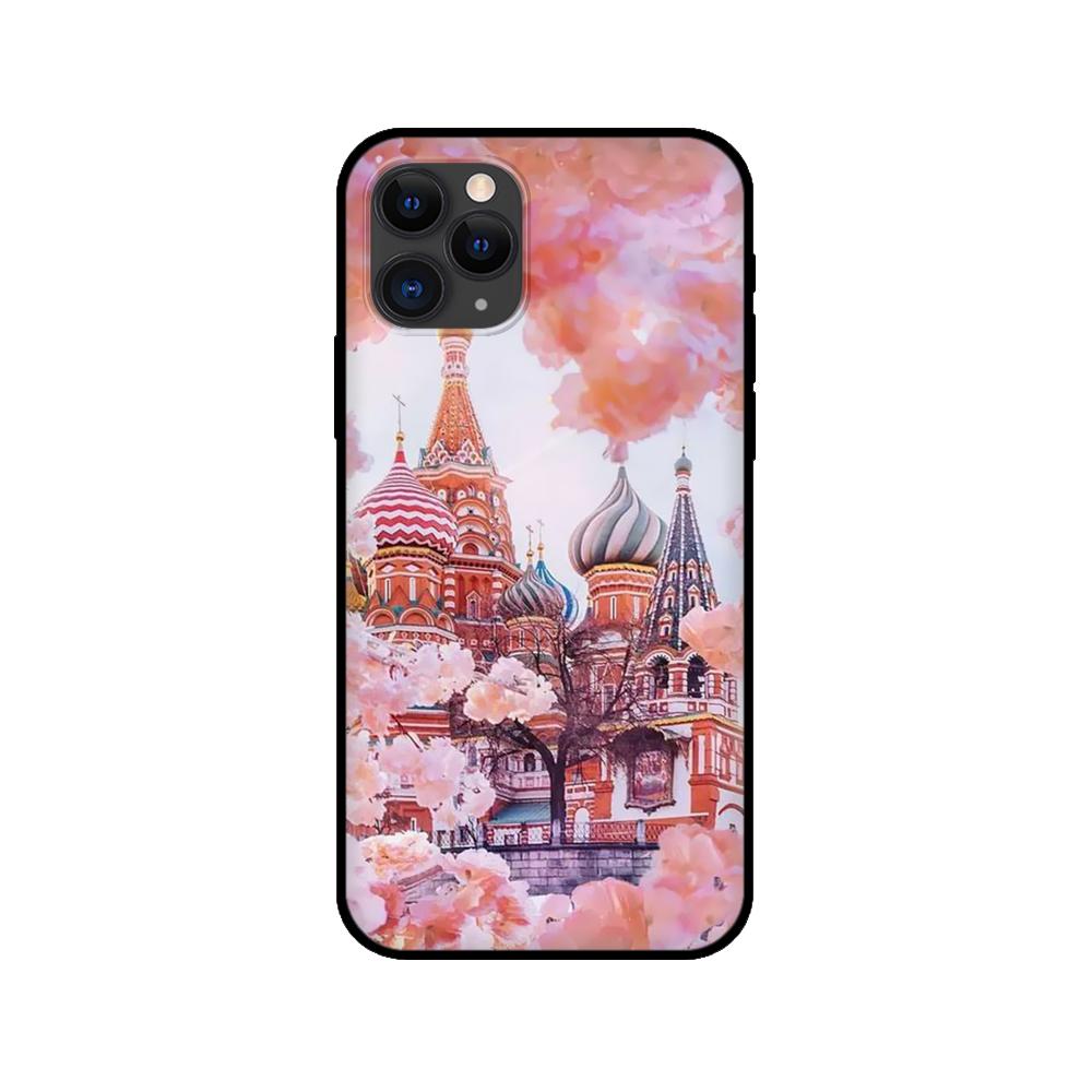Черный чехол из ТПУ для iPhone 5 5S SE 2020 6 6S 7 8 Plus X 10 XR XS 11 12 Mini Pro MAX задняя часть Россия Москва Санкт-Петербург