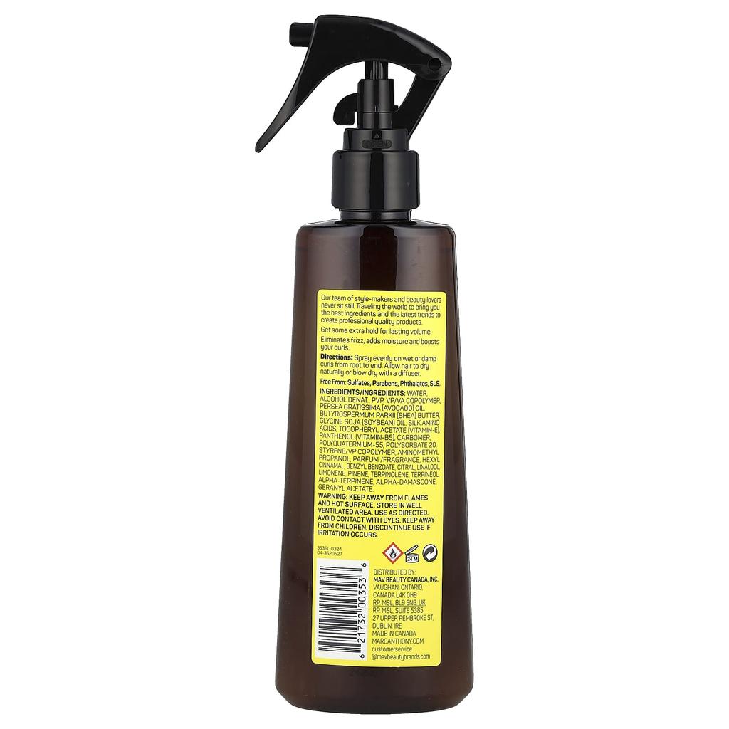 Marc Anthony Strictly Curls®, Curl It Up Volume Spray, 6.76 Fl Oz (200 Ml)