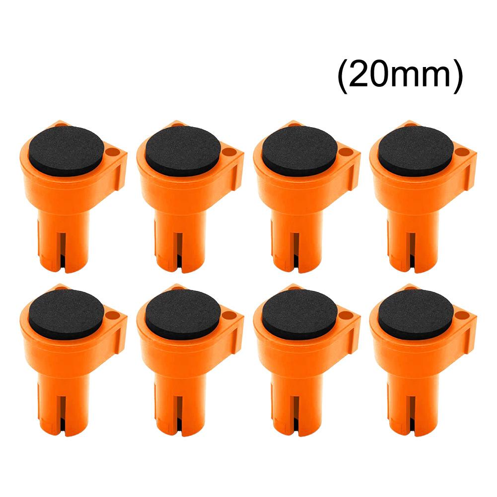 8Pcs Workbench Peg Brake Stops Clamp 19/20mm Dogs Woodworking Table Limit Block Workbench Workshop Tools Bench Clamp Set
