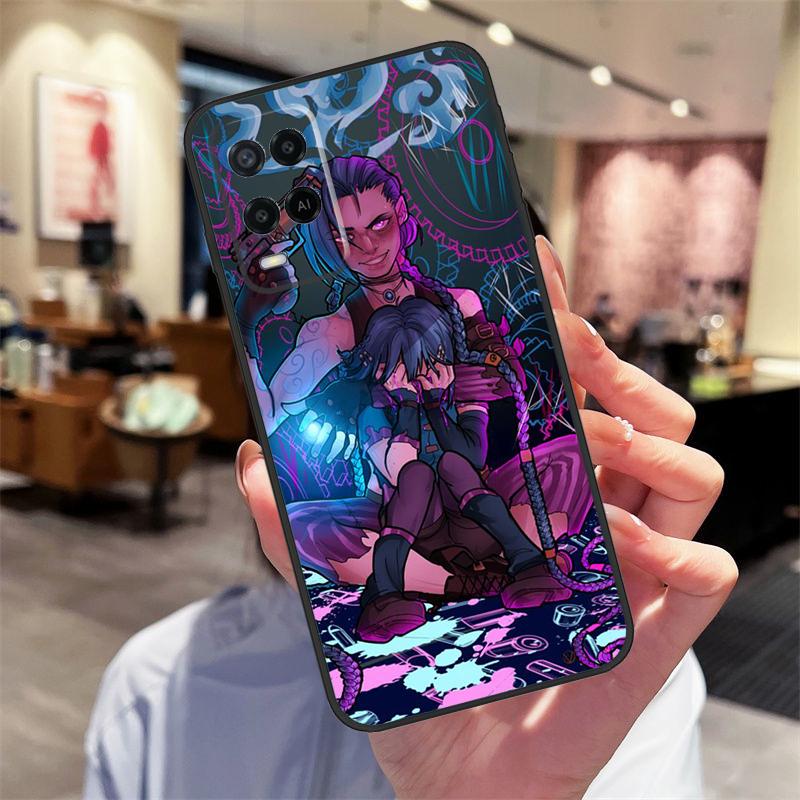 Чехол Jinx Arcane для Oppo A94 A74 A54 A18 A38 A58 A78 A98 A40 A60 A80 A16 A76 A96 A15 A17 A77 A57S