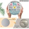 2D Flat, 1pc 7.87x7.87 Inch Round French Aluminum Sign, Vintage Decorative Plaque for "Pool Rules", "Pool Reminder" Decorative Sign, Suitable for
