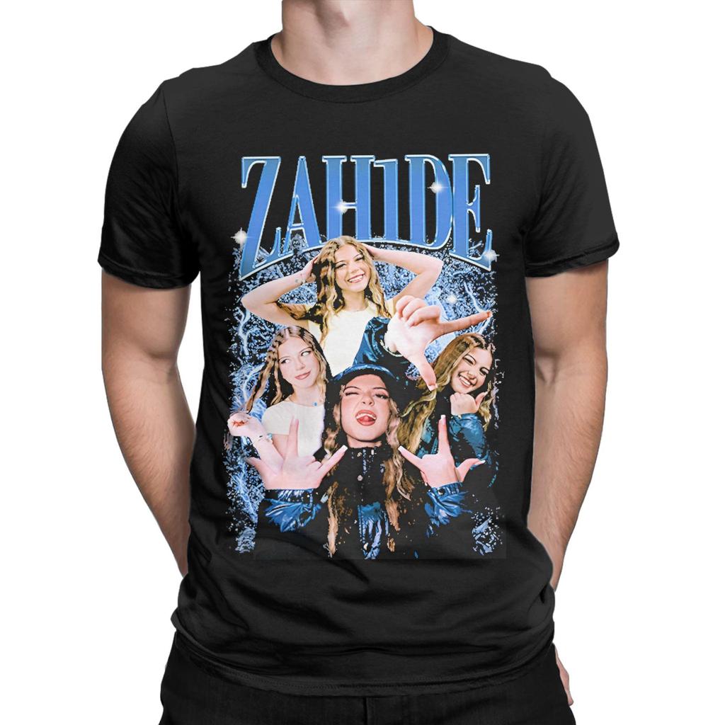 Ретро Zahide Bootleg Мерч Мужская Женская Футболка 100% Хлопок Футболка С Графическим Принтом Одежда