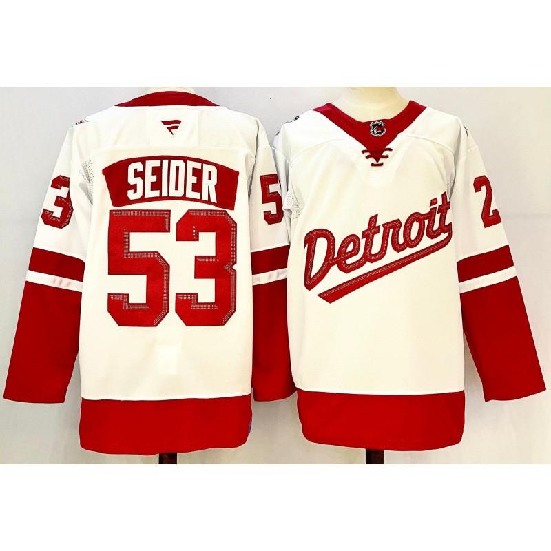 Detroit Red Wings Colorado Avalanche Ice Hockey Training Jersey Short Sleeve Unisex Sportswear Winter Fall