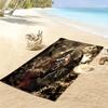 Fantasy Creature Sphere beach towel Portable for travel Beach towel for vacation photos swim quickdrying swim towel seaside beach towel