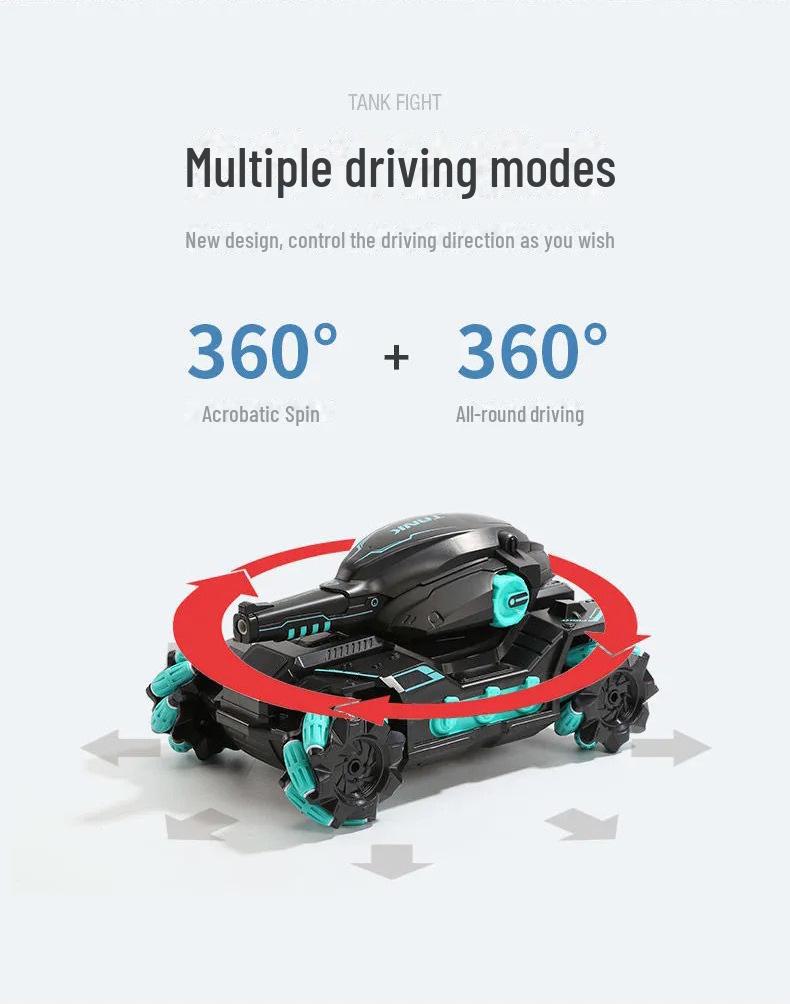 Игрушка-танк с дистанционным управлением Douyin с датчиком жестов