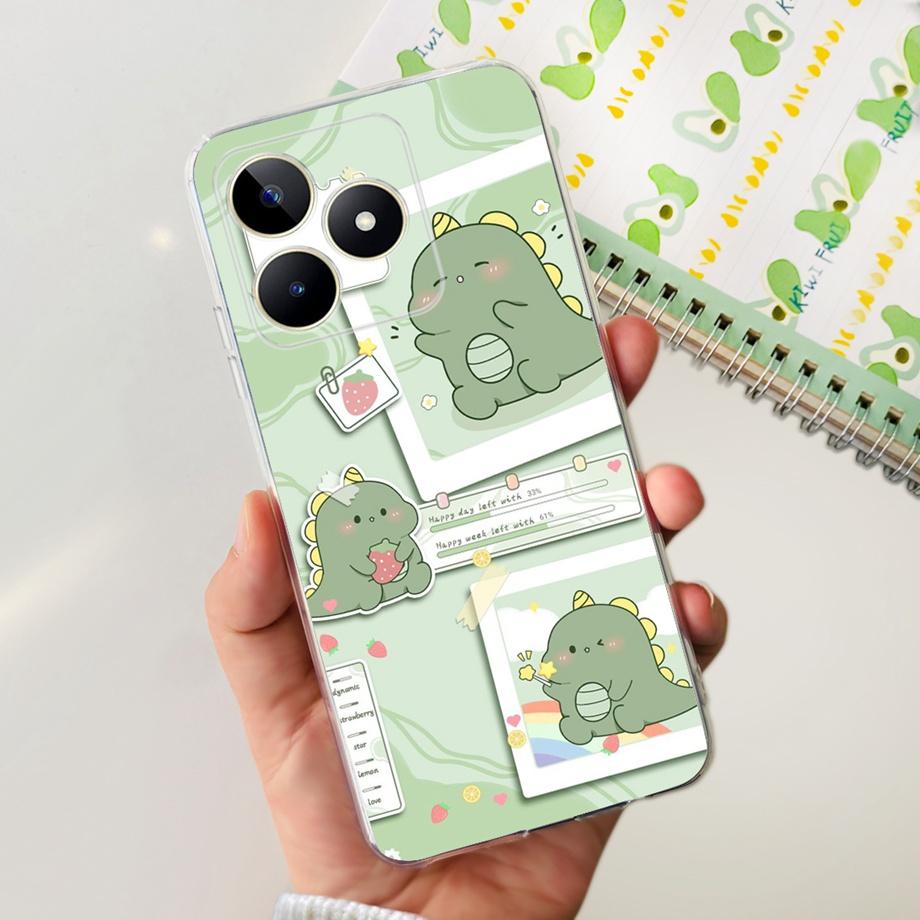 Для Realme C51 RMX3830 / Realme C53 RMX3760 Глобальный Чехол для Телефона Прозрачный Мягкий ТПУ Capas Etui Для RealmeC51 C 51 Корпус