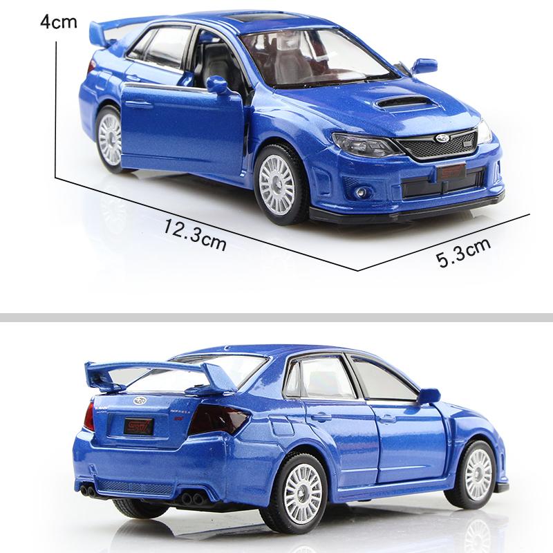 Subaru Impreza WRX STI 2010 Rally Car JDM Simulation Diecast & Toy Vehicle RMZ City 1:36 Alloy Model Gifts For Children