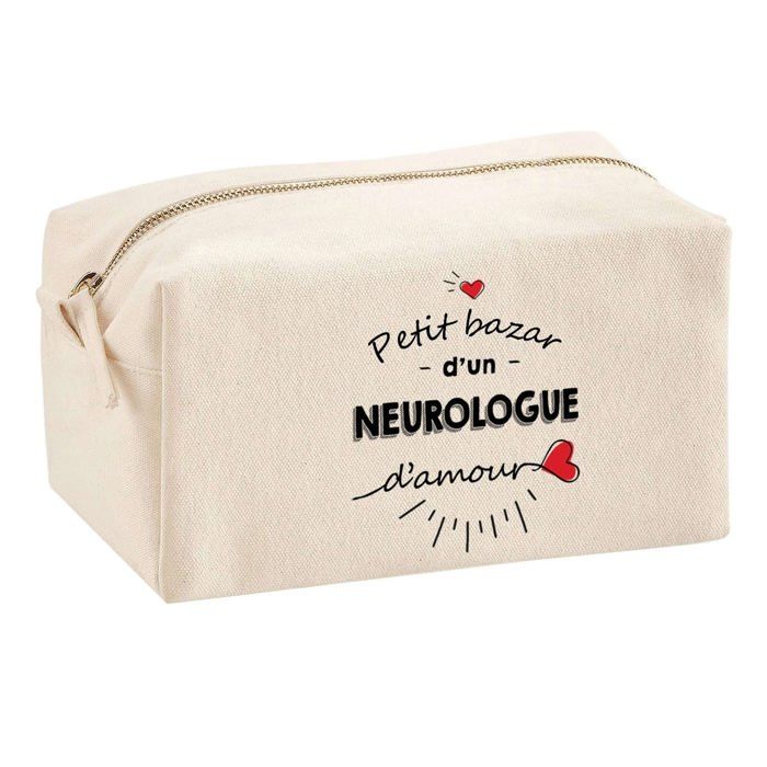 Trousse multifonction Bazar d'un Neurologue d'amour Cadeau Anniversaire Idée Personnalisé | Trousse Scolaire Fournitures Bureau