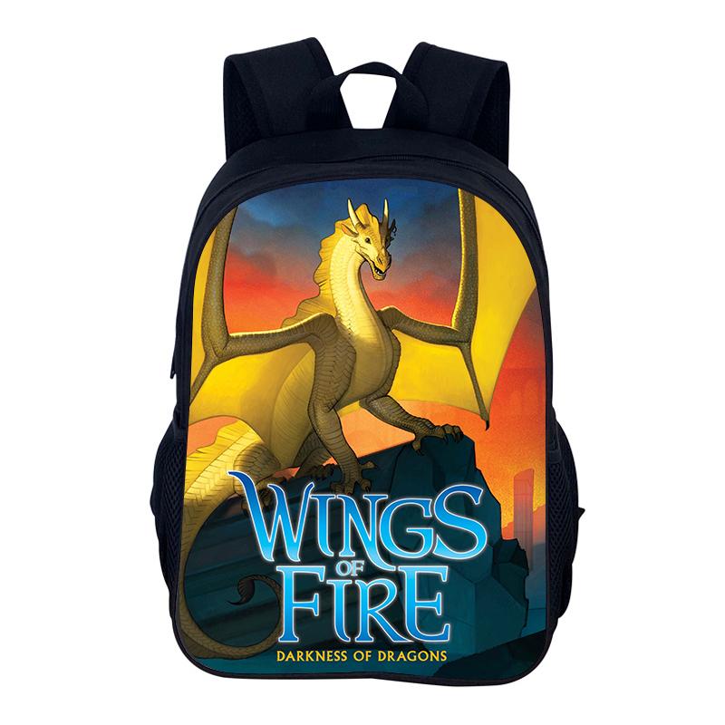 Рюкзак Kids bag Крылья Огня Рюкзак Школьные Сумки для Учеников Молния Сумки для Книг Крылья Огня ноутбук Детский Подарок на День Рождения