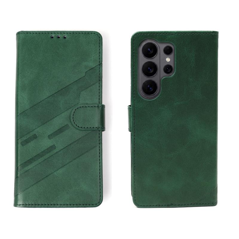 360°Full Protection PU Leather Wallet Card Slot Bracket Phone Case For Samsung S26 S24 S23 S22 S25 Ultra Plus FE A57 A56 A37 A36