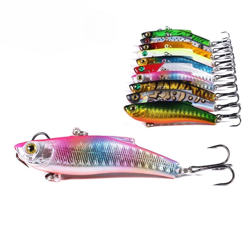 Fishing Lures Long Casting Rattlin Hard Fishing Lure 7cm 18g Winter VIB Rattlin Hook Fishing Sinking Vibra Lures Pencil Baits