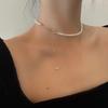 Classic Fashion Pearl Collarbone Necklace, Light Luxury Women's Niche Design Necklace, New Simple and Elegant Choker