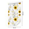 Sunflowers wallpaper with meadow flowers for living room and bedroom 50x1000