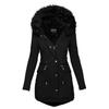 Fashion Solid Women Casual Thicker Winter Slim Coat Overcoat