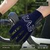 EVR-Cycling Full Finger Gloves Heattech Shock Absorption Men's and Women's Road Bicycle Cycling Gloves Windproof Fleece Autumn and Winter