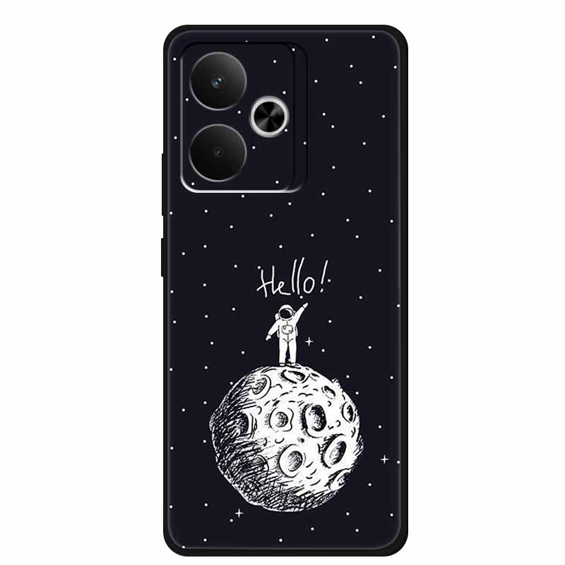 Чехол для телефона Realme GT7 GT 7T 7 T Сумка Черный Силиконовый Мягкий Задний Чехол Для Realme 14 4G 15 Pro Чехлы Coque Защитный Корпус