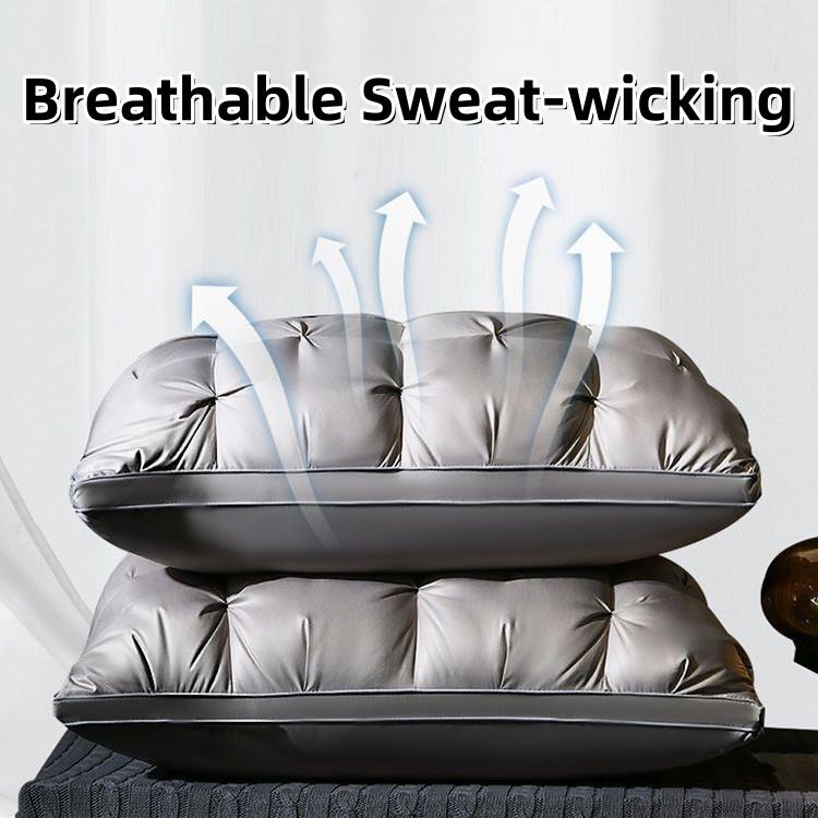 Hotel Quality Pillow, Deep Sleep Neck Support Non‑Collapsing High Core, 48×74cm All‑Season Bed Pillow 1PC