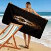 Radiant Warrior Energy beach towel soft Portable for travel Absorbent bath towel swim seaside beach towel beach printing Outdoor picnic beach mat