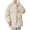 Oversized Down Cold Large Zop Up Autumn Autumn Winter Winter Winter Down Large Filled Down Big Big Ivory XL [Ridicolo] Куртка, Защита, Зима,