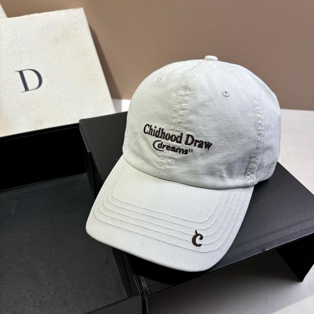 Embroidery Alphabet Baseball Cap Spring Summer Outdoor Leisure Shade Cap Trendy Versatile Sports Tennis Cap Women