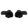 1 Pair Swimming Ear Plugs Soft Silica Gel Waterproof DustProof Water Sports Swim Earplugs(Black In Bulk )