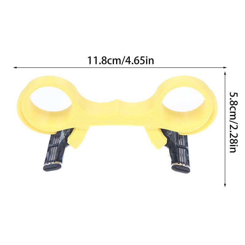 Быстрая машинка для стрижки налысо, Бритвы для головы для мужчин, Двойная головка, Быстрая, Мужская ручная бритва для головы налысо, Ручная машинка для стрижки налысо для удаления волос