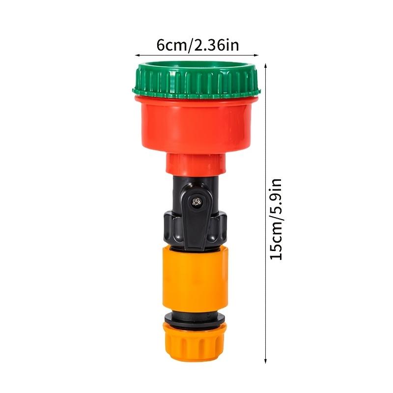 1 шт. Регулируемый ручной садовый опрыскиватель для полива с 4 отдельными водяными соединителями, подходит для полива рассады в теплицах, цветов, растений в питомниках