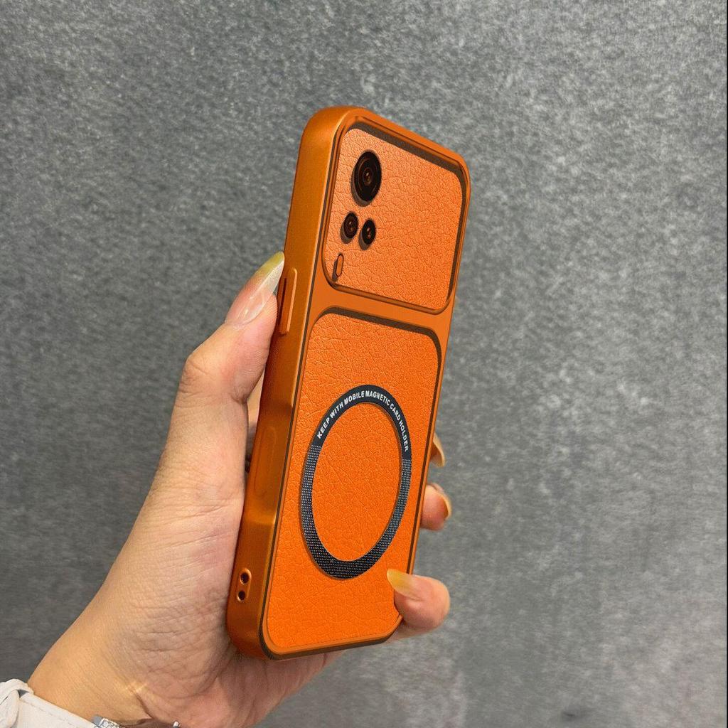Улучшенный защитный чехол с большим вырезом для камеры для Vivo Y53s 4G, Y51, Y31 2020, роскошный кожаный чехол с магнитным кольцом