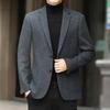 Мужской блейзер Futing из смесовой шерсти, простой в уходе, в стиле business casual