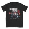 BTR В РЕАЛЬНОЙ ЖИЗНИ МИРОВОЙ ТУР 2025 года Футболка с графикой Big Time Rush Мужская Женская 100% Хлопок Футболка Одежда
