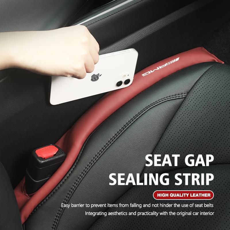 BLZ3   Leather Car Seat Gap Filler Auto Dustproof Protecter Strip For Mercedes Benz AMG A B C E S G Class W201 W210 W108 W205 W203 W204