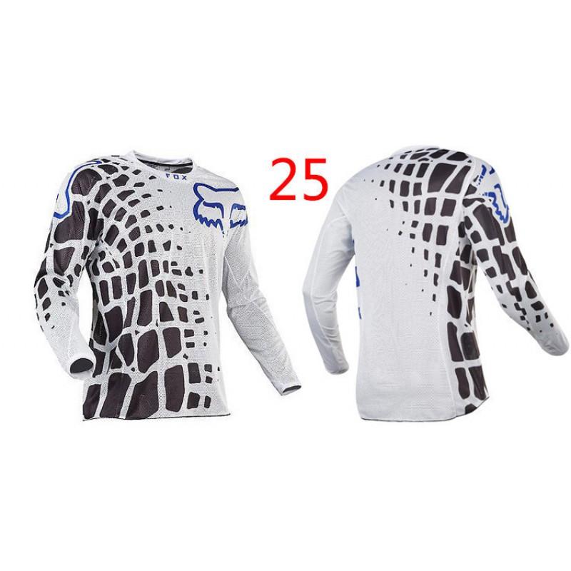 FOX Motocross Riding Shirt Long Sleeve Quick Dry Breathable Jersey Off-Road Motorcycle Cycling Use