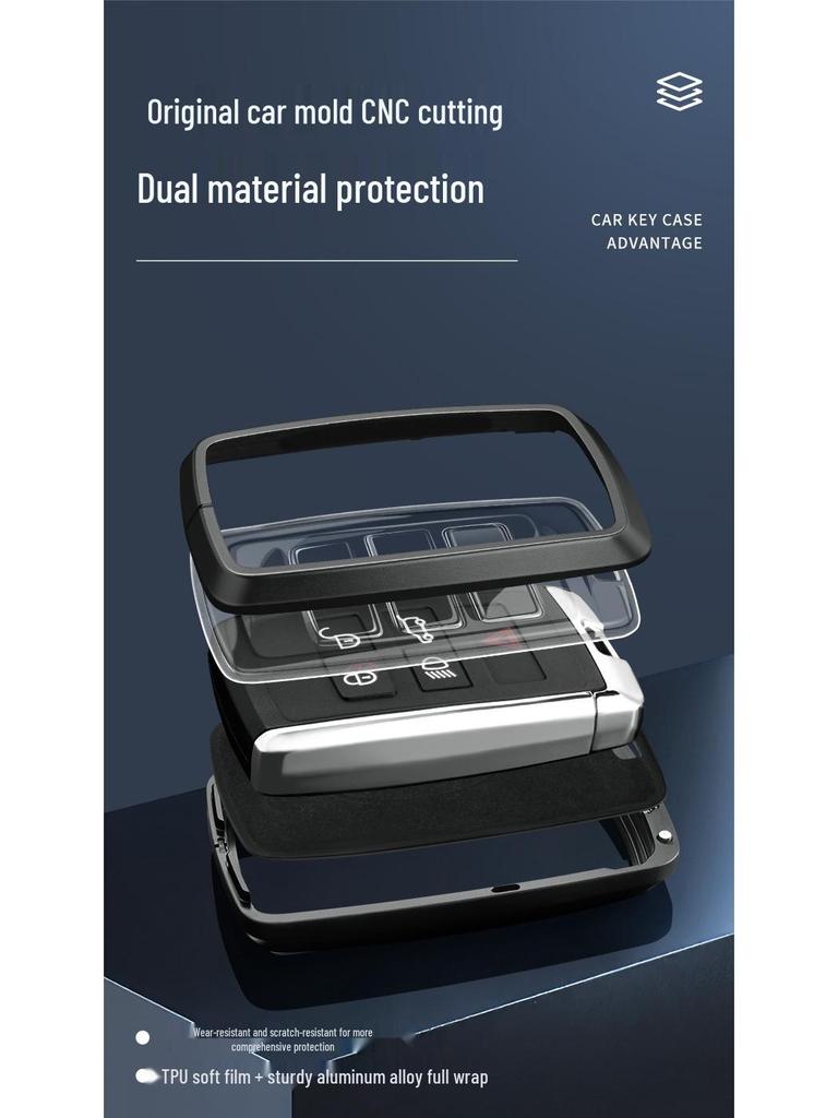 Jaguar XEL, Range Rover Velar, Discovery Sport, and Defender Premium Metal Key Case