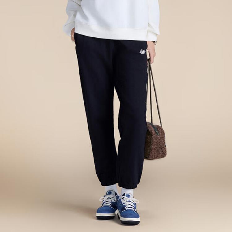 New Balance Женские вязаные спортивные штаны Черные MLF12142-BK
