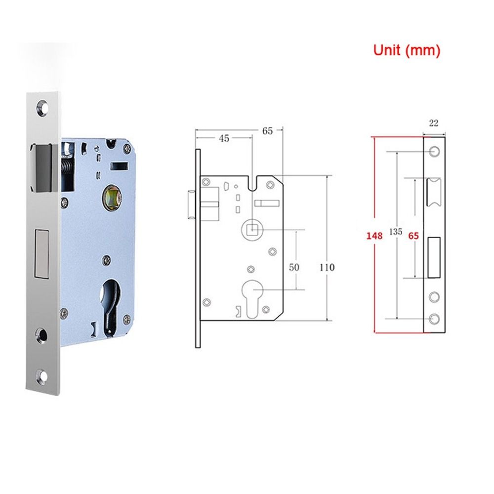 Цилиндр дверного замка из нержавеющей стали, замок с дверной ручкой, новый дверной замок, корпус двери