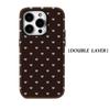 Синий чехол-сердечко для телефона с магнитом для IPhone 17 16 15 14 13 Pro Max Plus Одиночный Двухслойный Прочный чехол