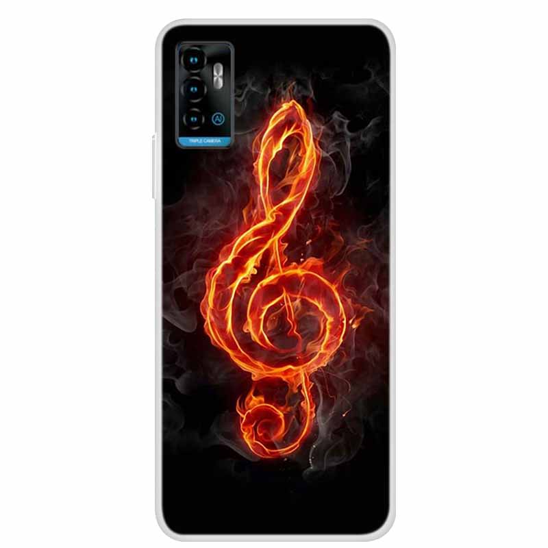 For ZTE Blade A71 Case Animals Bumper Silicone TPU Soft Cover Phone Case For ZTE Blade A71 A7030 Shockproof Cartoon Coque Funda