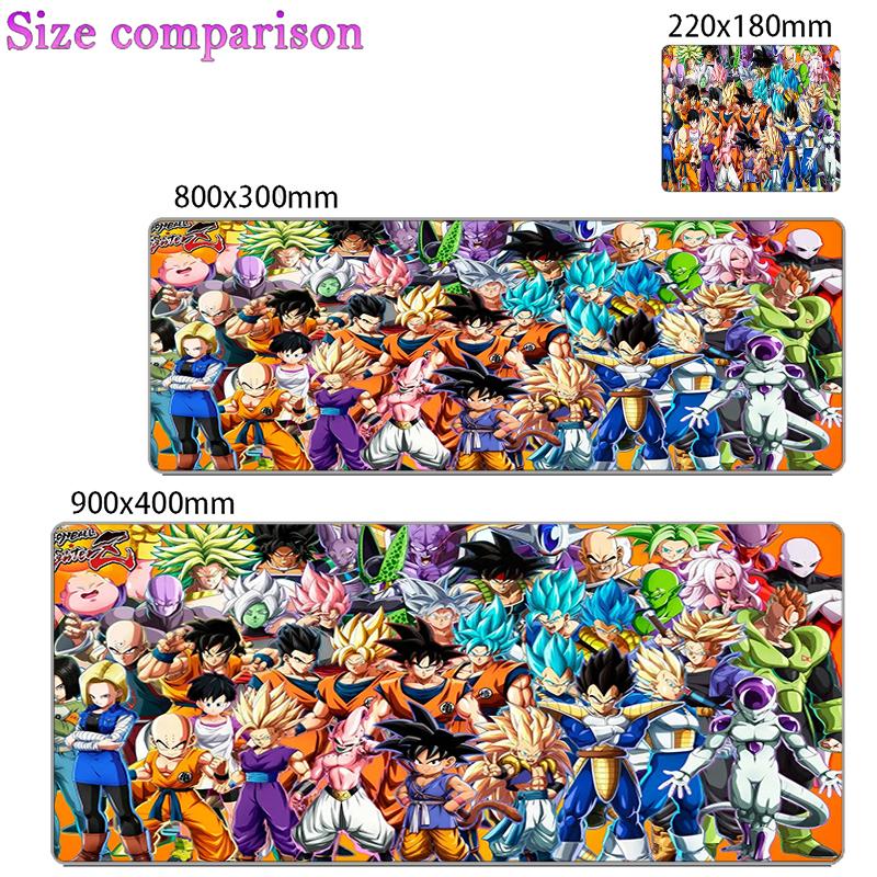 DBZ Mouse Pad Dragon Balll Z Anime rug Gaming Accessories Mousepad Gamer PC Completo Computer Keyboard Desk Mat Varmilo