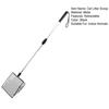 Metal Cat Litter Scoop Reusable Heavy Duty Sifting Shovel with Detachable Adjustable Long Handle for Chicken Coop Dogs